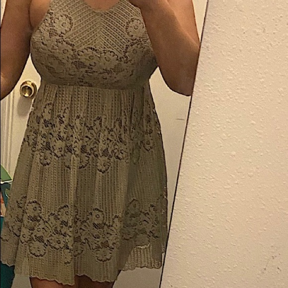 Free People Rocco Vintage Lace Mini Dress 6 - Picture 7 of 8